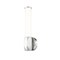 Z-Lite Cooper Wall Sconce, 1-Light, 4.75 In.W x 4 In.L x 16 In.H, Brushed Nickel/Frosted 1010-1S-BN-LED - alternate 4